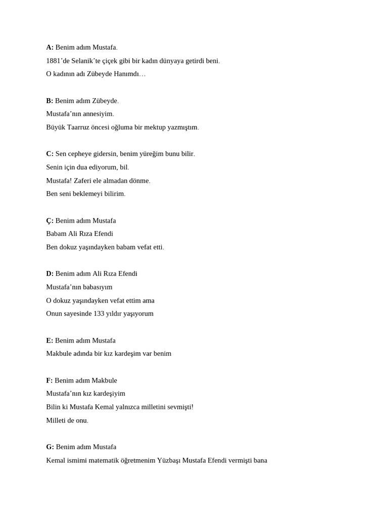 10 Kasim Oratoryo | PDF