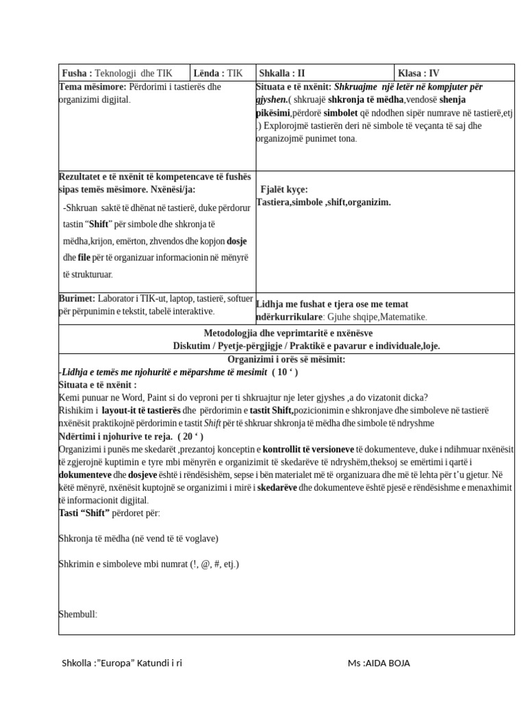 TEMA 2, Tik KL 4-2 | PDF