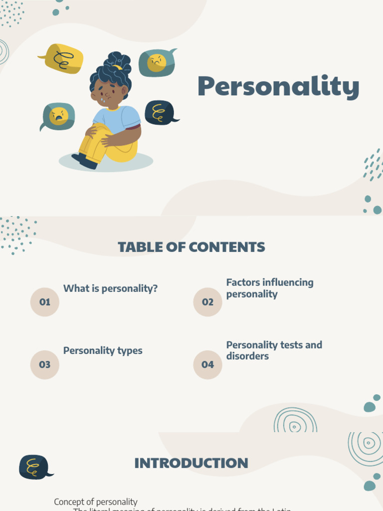 Understanding Personality Types and Tests | PDF | Personality Disorder ...