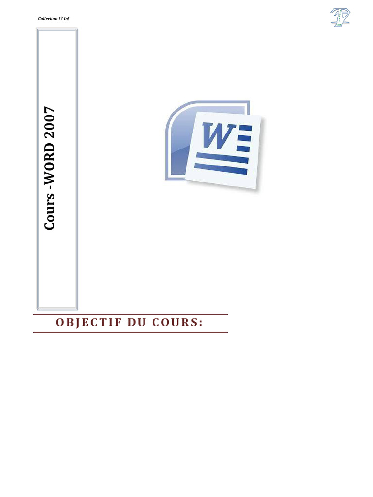 Cours Complet sur Word 2007 | PDF | Microsoft Word | Curseur (interface)