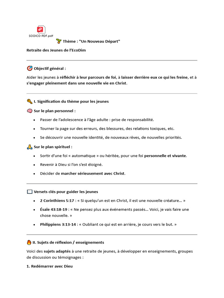 Fiche D'activité de L'école Du Dimanche | PDF | Prière | Dieu