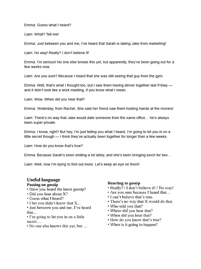 Gossip | PDF