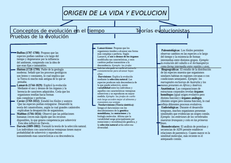 Origen de La Vida y Evolucion | PDF | Evolución | Seleccion natural