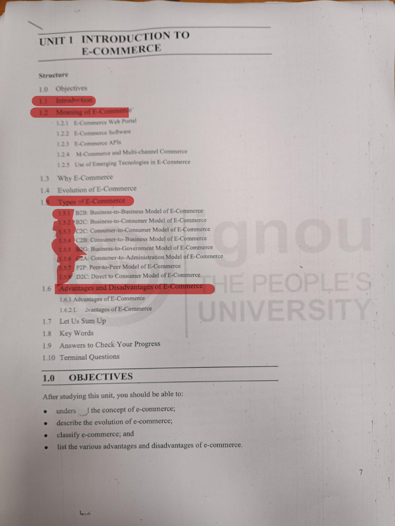 Unit 1 Book E Commerce | PDF