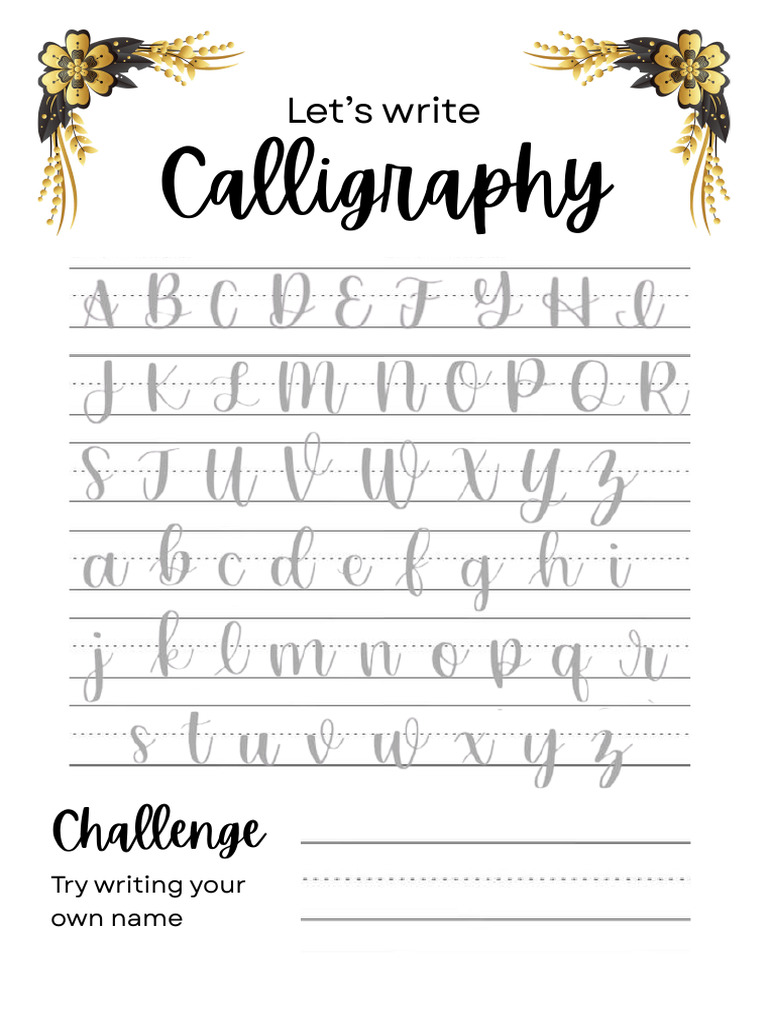 Let's Write Calligraphy | PDF