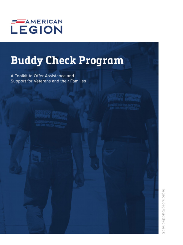 57MEM0923 Buddy Check Toolkit | PDF | American Legion | Veteran