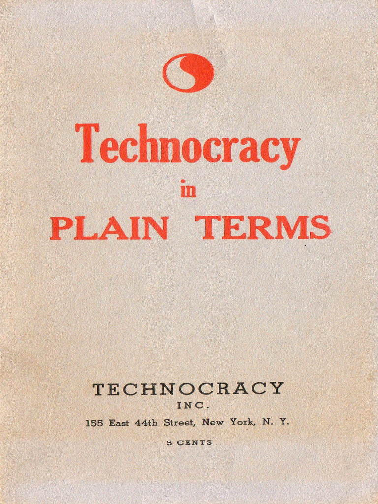 Understanding Technocracy Inc. | PDF