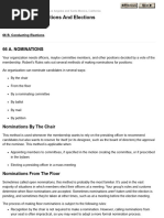 AGM Election Script for Chairperson | PDF | Voting | Group Decision Making