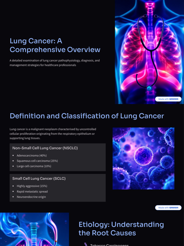 Lung Cancer: Pathophysiology & Management | PDF | Lung Cancer | Cancer