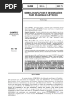 N-0898-SÍMBOLOS GRÁFICOS E DESIGNAÇÕES PARA ESQUEMAS ELÉTRICOS