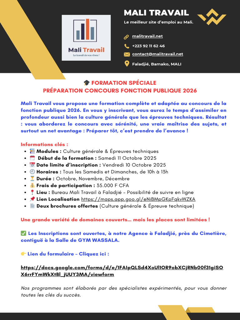 Pr paration Concours Fonction Publique 2026 PDF
