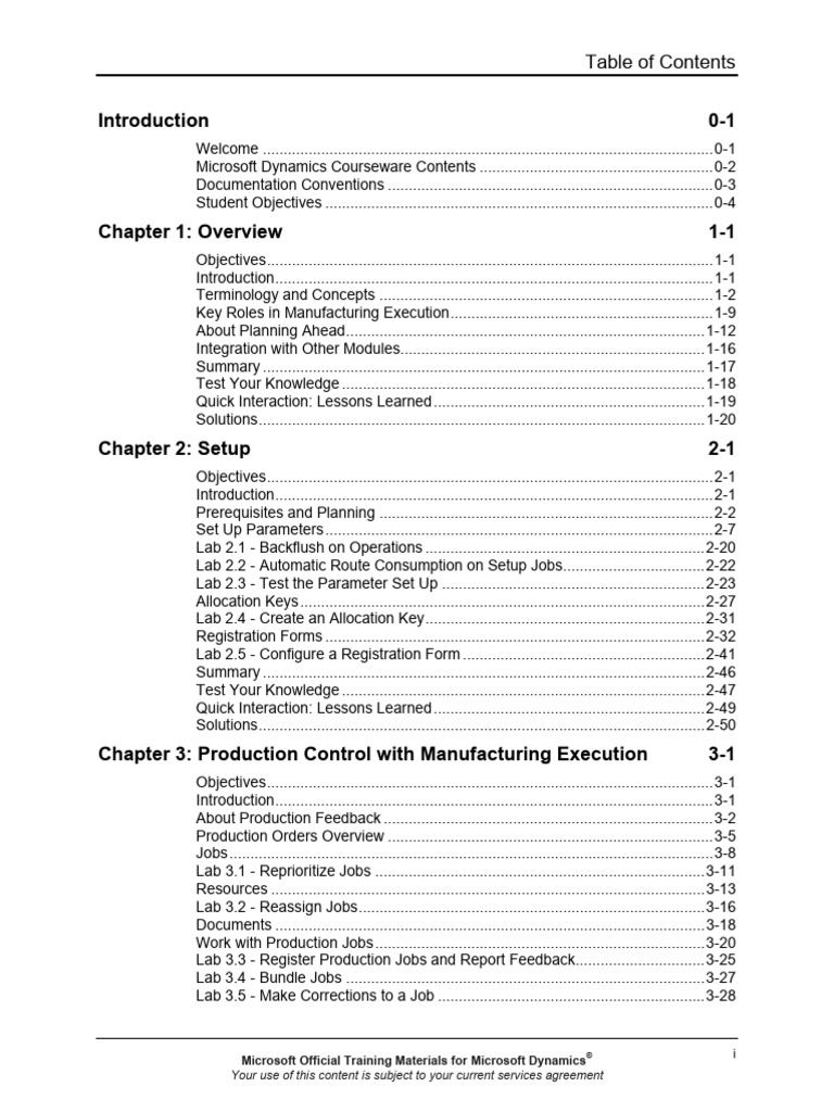 Microsoft Dynamics Manufacturing Guide | PDF | Software | Computing