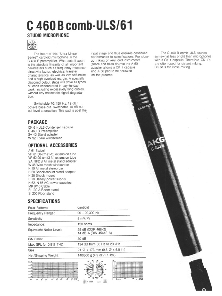 AKG460 B | PDF