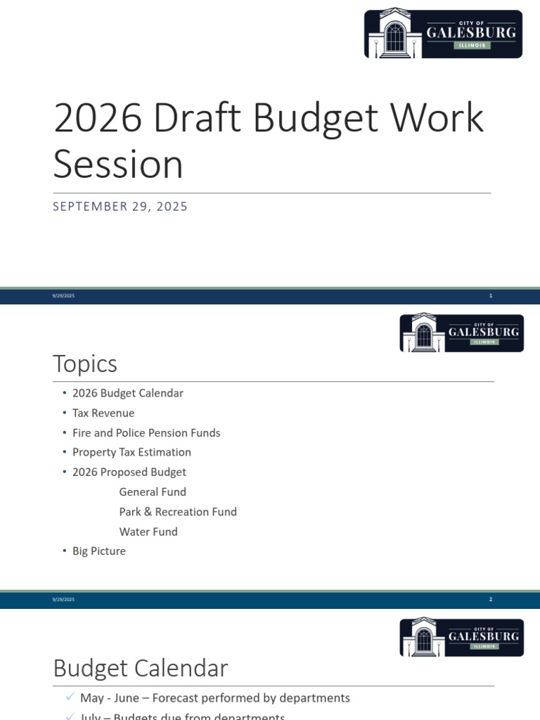 2026 Draft Budget Overview and Insights | PDF | Taxes | Fund Accounting