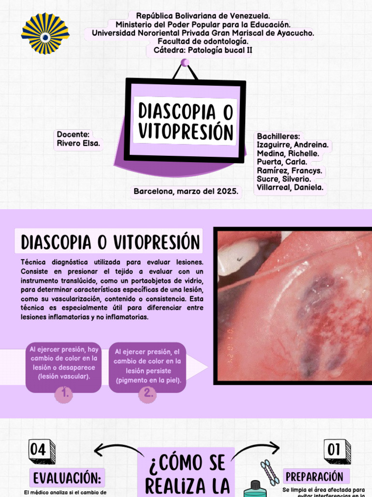 Vitopresión en Diagnóstico de Lesiones | PDF | Enfermedades y ...