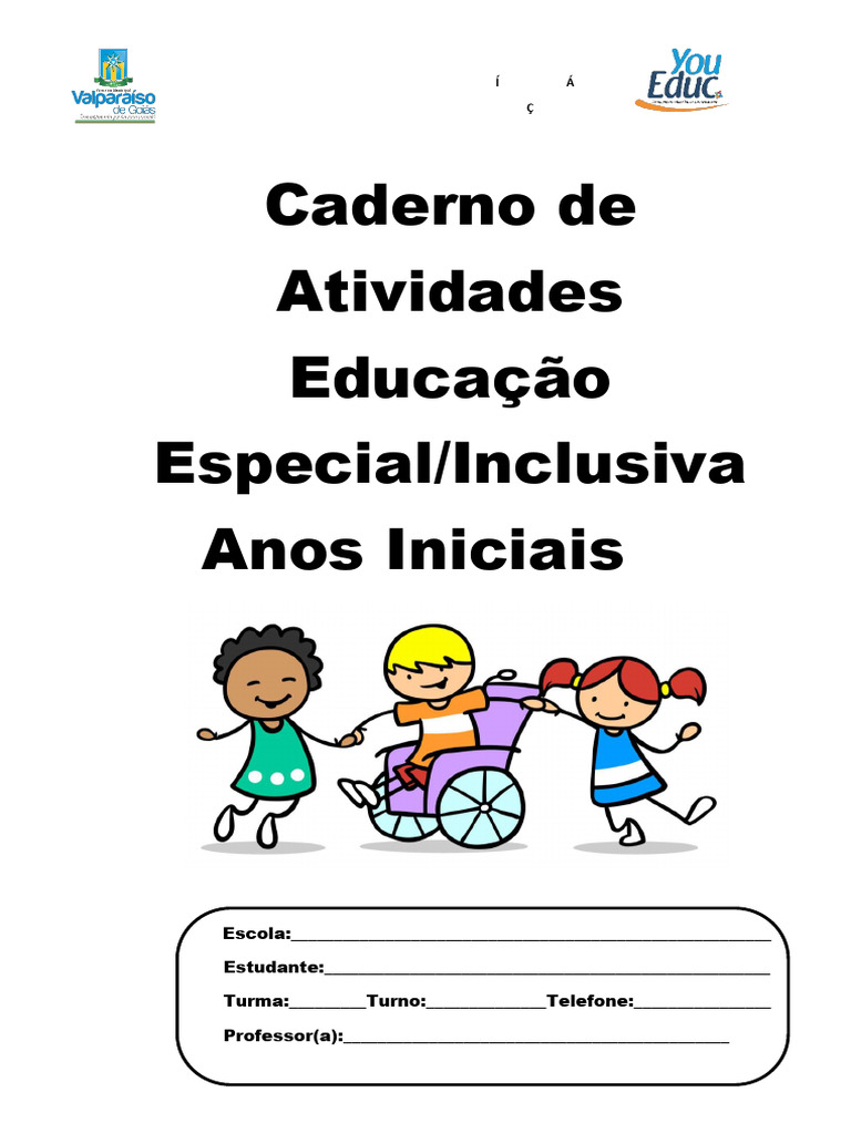 Caderno de Atividades Inclusivas | PDF | Educação Especial | Família