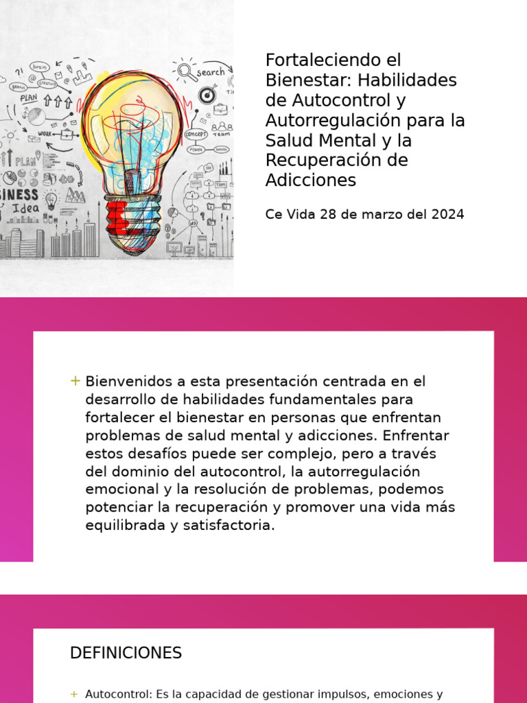 Habilidades de Autocontrol para el Bienestar | PDF | Las emociones ...
