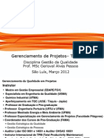 Gestão da Qualidade em Projetos