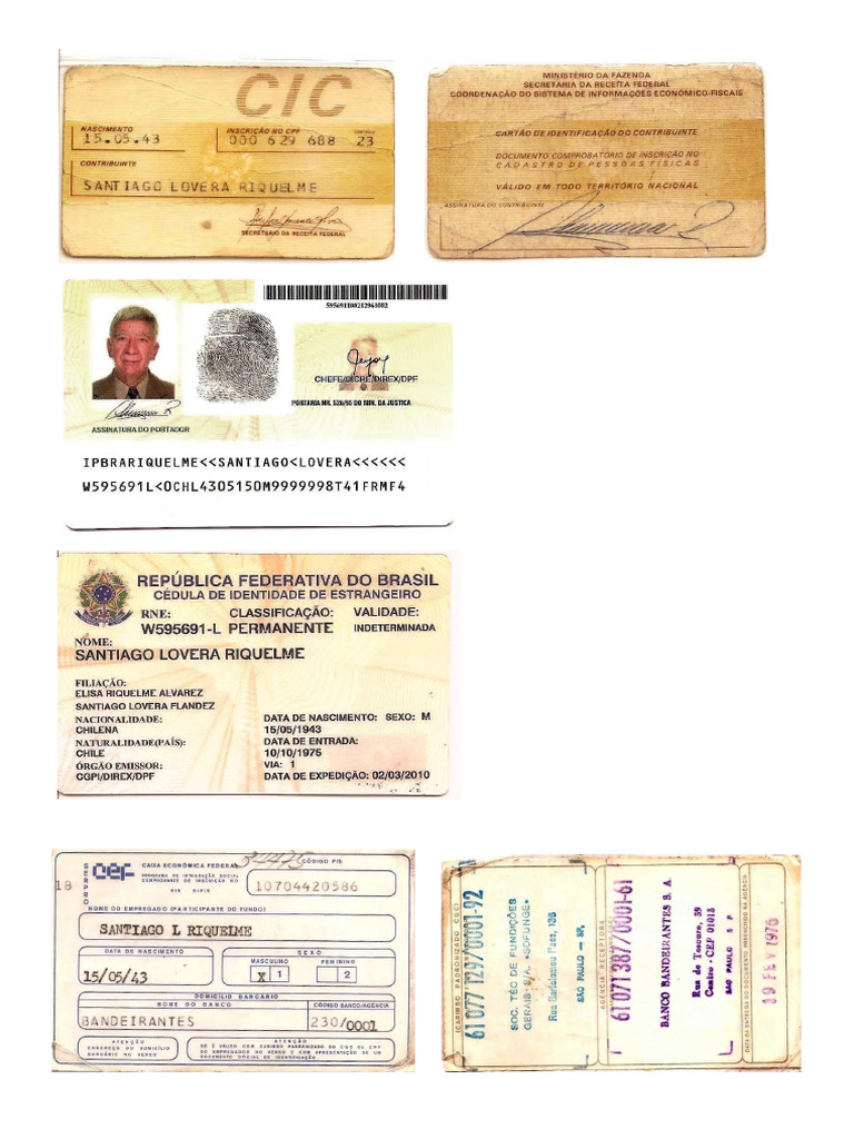 CPF Pis RG | PDF