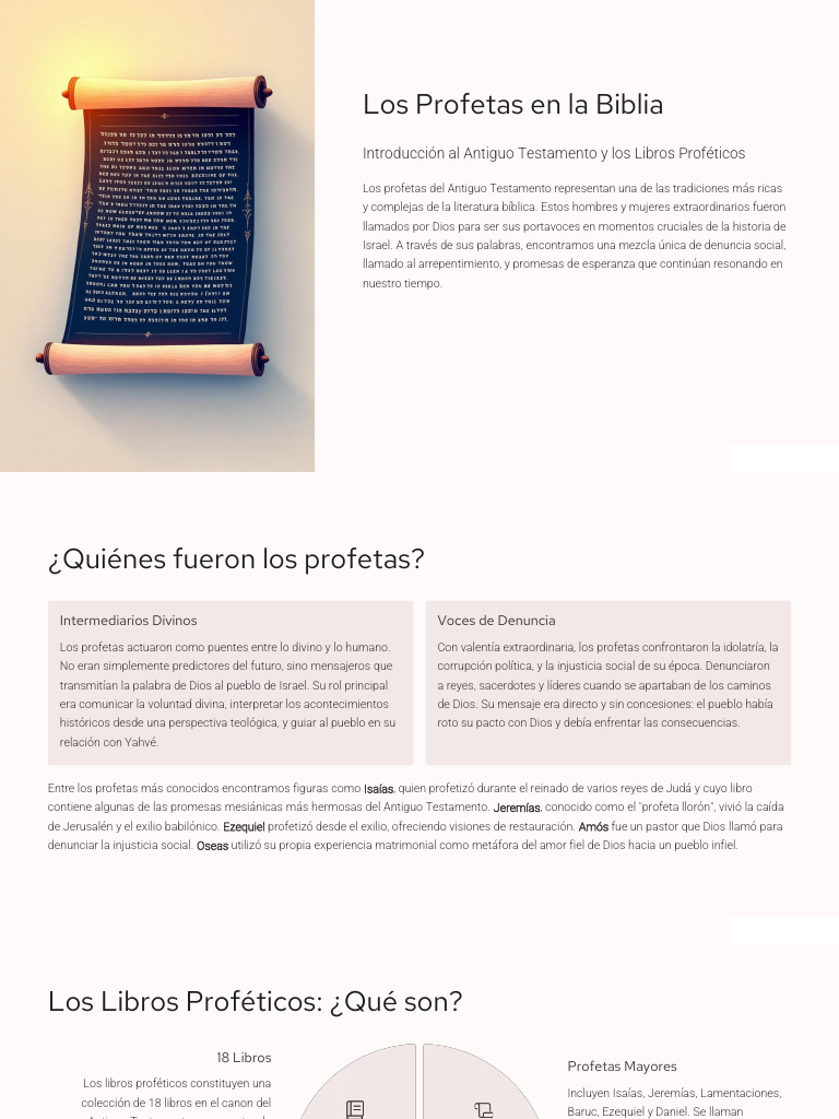 Introducción A Los Profetas | PDF | Doce profetas menores | Biblia