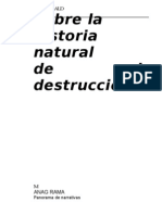 Sebald W G - Sobre La Historia Natural de La Destruccion