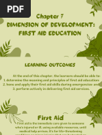 First Aid Objectives and Principles Guide | PDF | First Aid | Emergency
