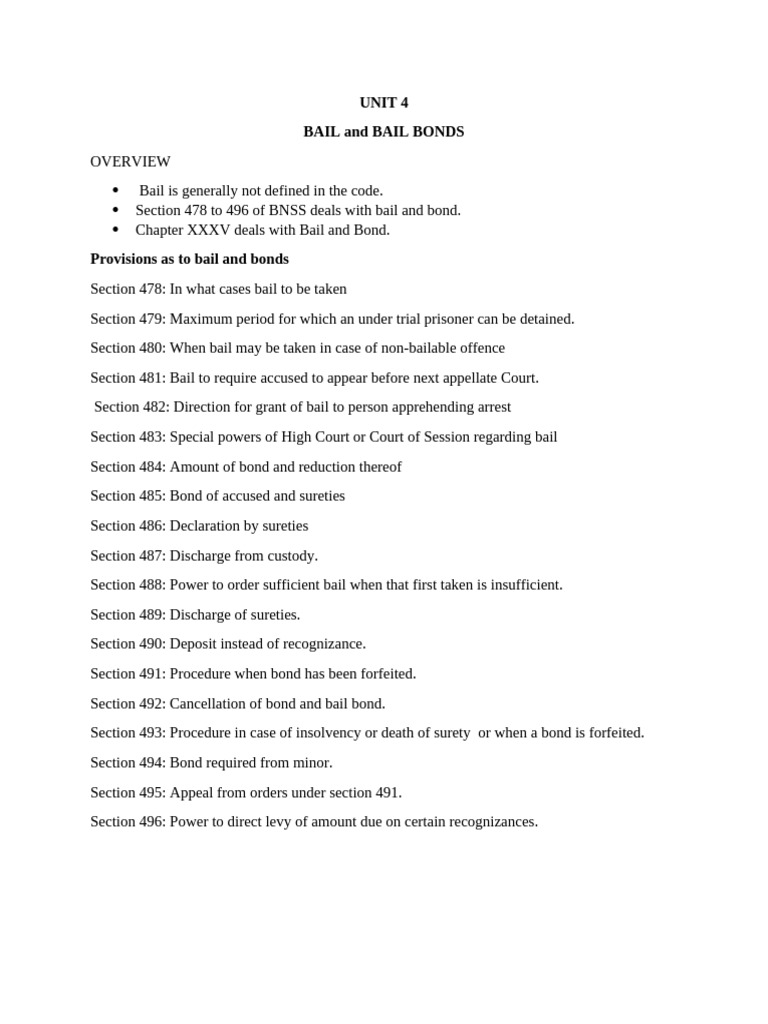 Understanding Bail and Bail Bonds in Law | PDF | Bail | Arrest