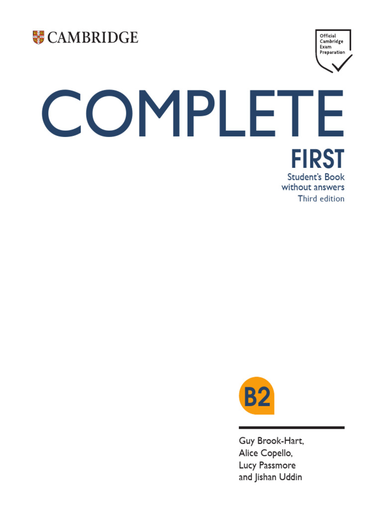 B2 First Student's Book Overview | PDF | Foreign Language | English ...