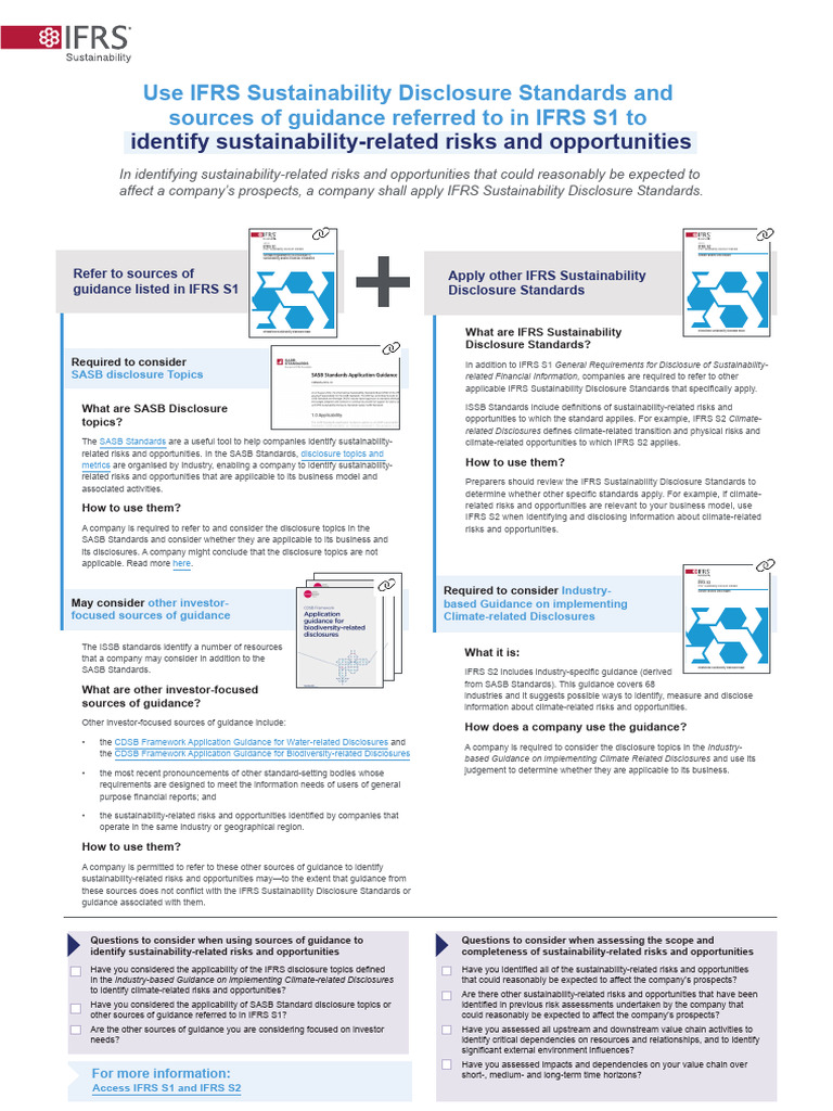 Identifying Sustainability Risks and Opportunities | PDF ...
