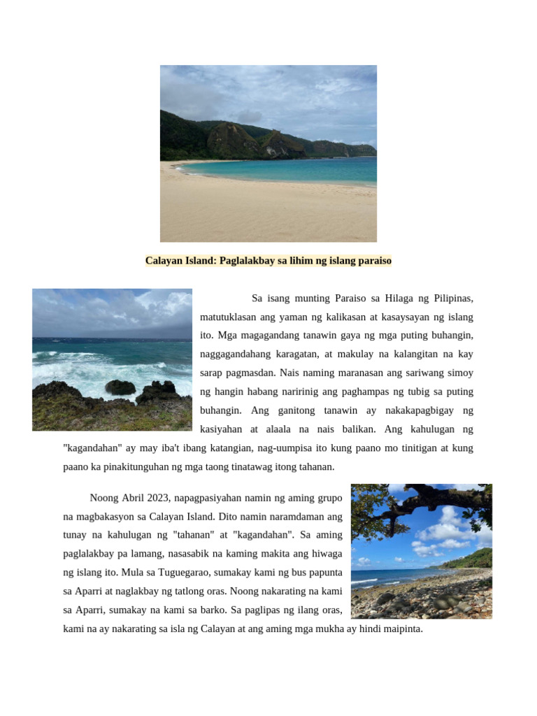 Calayan Island | PDF