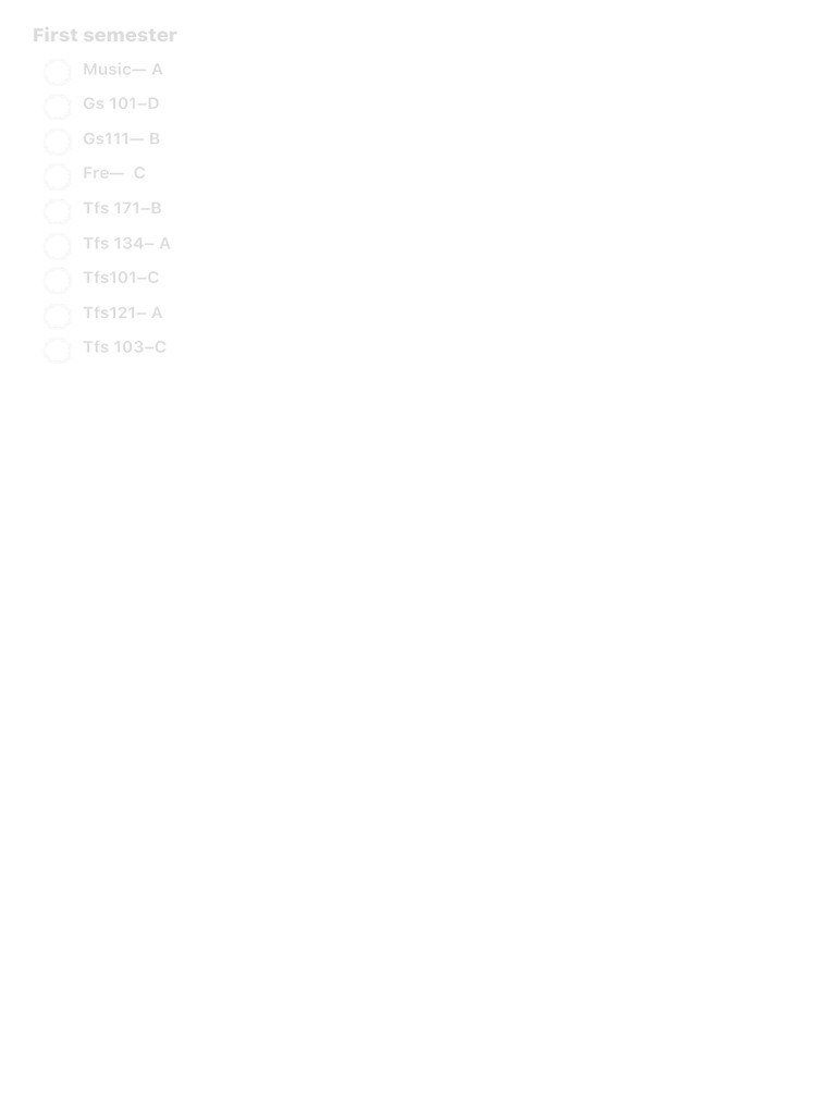 First Semester | PDF