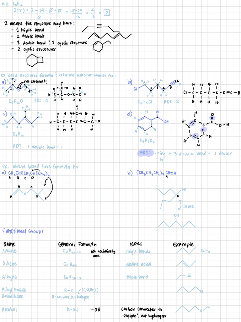 Lecture 1 Notes | PDF | Alkene | Organic Chemistry