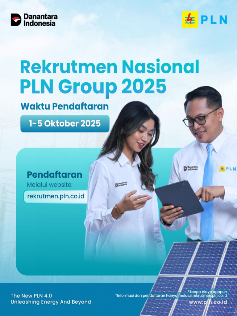 Rekrutmen PLN Nasional 2025 | PDF