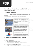 Water Rescue Extrication Techniques | PDF