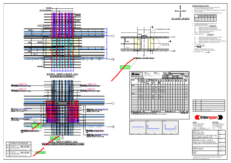 Structural Reinforcement Drawing Details | PDF | Concrete | Composite ...