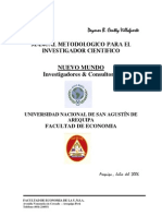 Manual Metodologico para El Investigador Cientifico