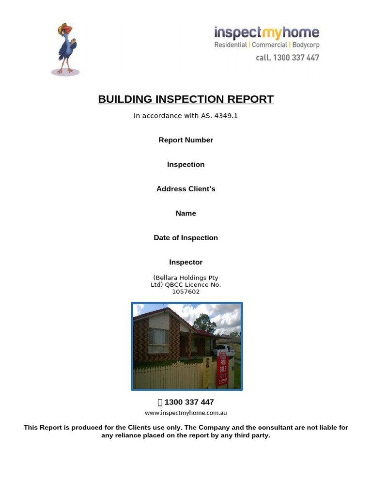 Sample Building Report | PDF | Roof | Lumber