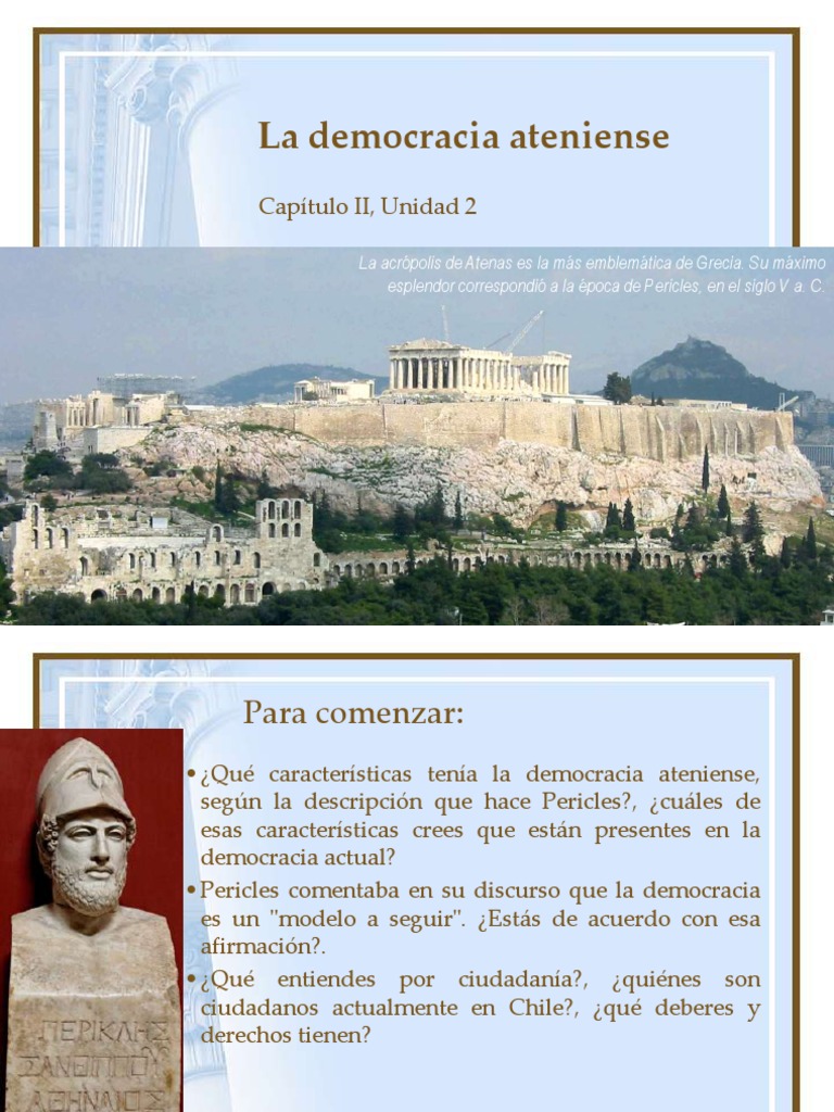 Características de la democracia ateniense | PDF | Antigua Grecia | Esparta