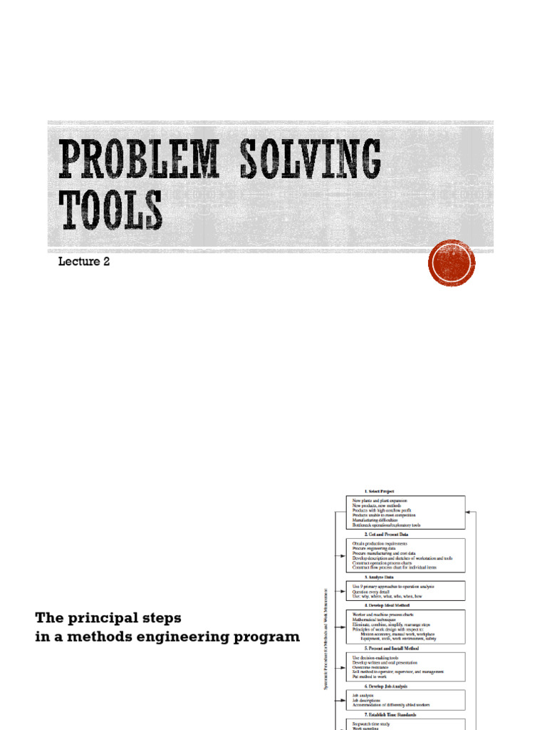Problem Solving Tools-1 | PDF