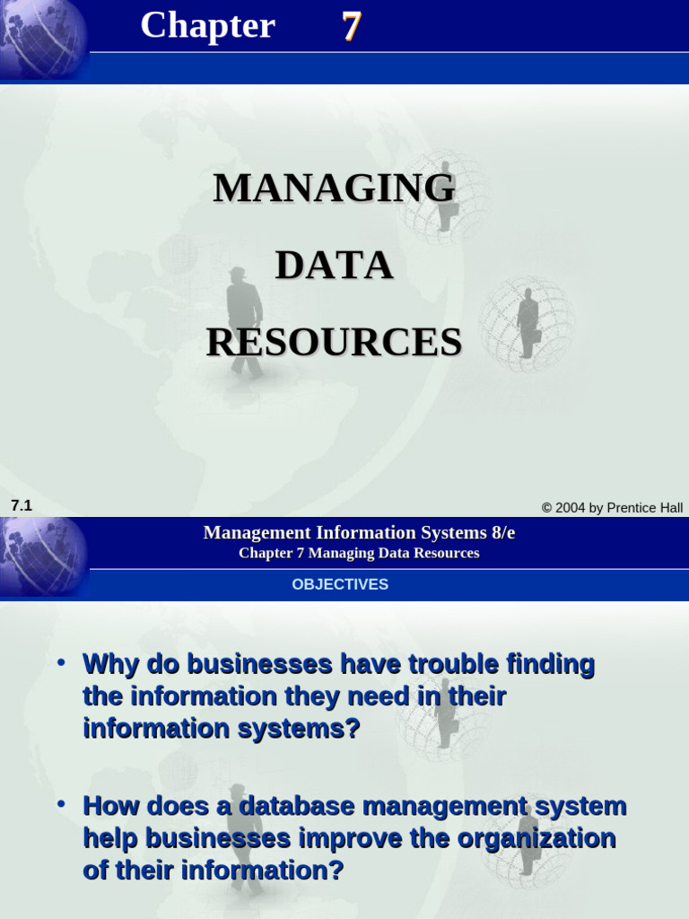 Managing Data Resources in Business | PDF | Databases | Relational Database