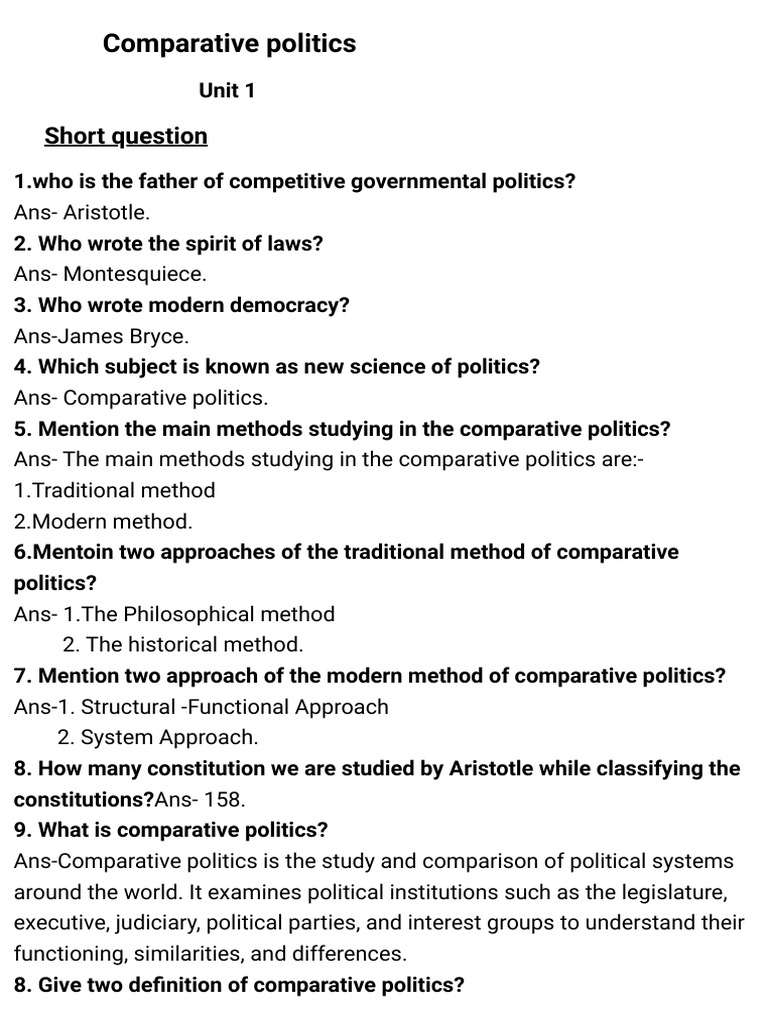 DSM 201 Unit 1 Pol Science | PDF | System | Theory