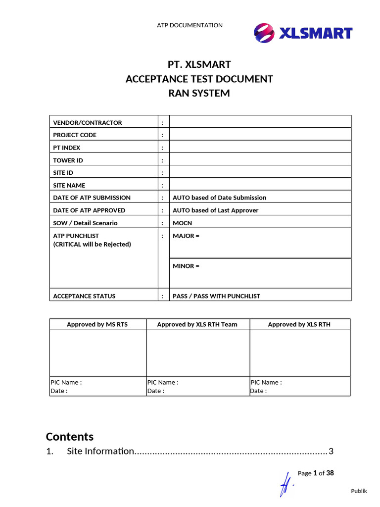 ATP Documentation for RAN System Acceptance | PDF | Rectifier | Voltage