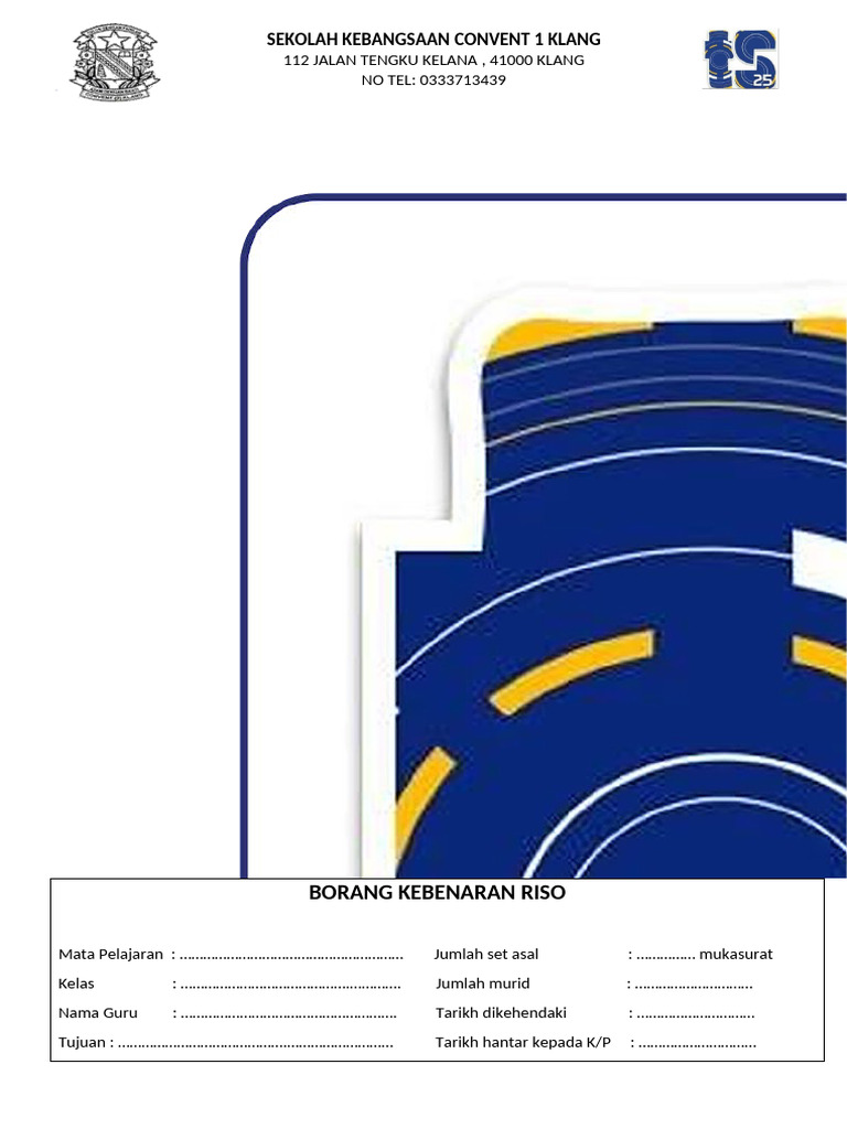 TEMPLET Borang Riso | PDF