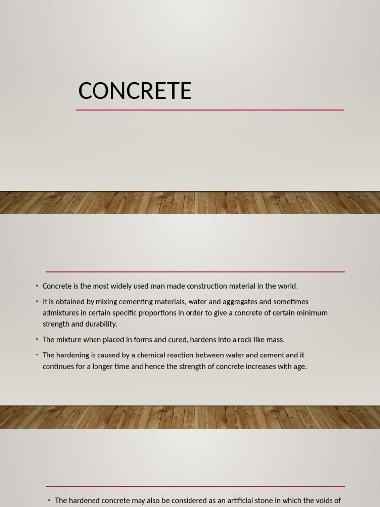 Comprehensive Guide to Concrete Properties | PDF | Concrete | Cement