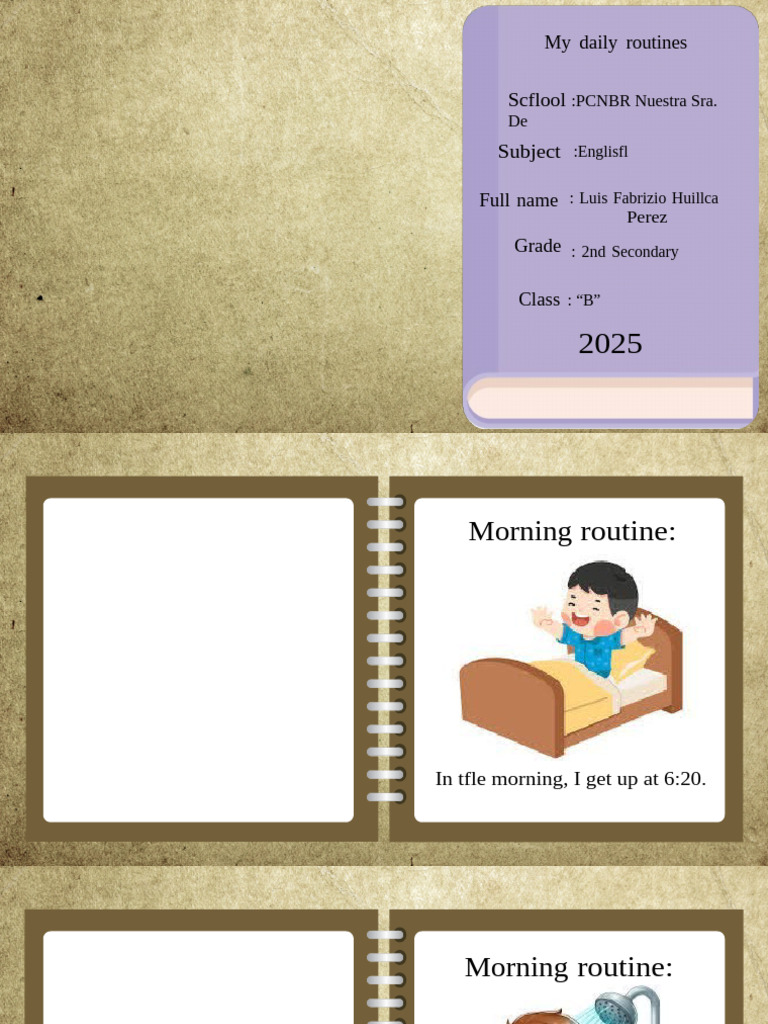 Morning Routine | PDF