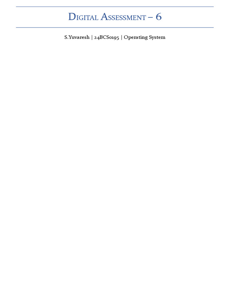 Digital Assessment - 6 | PDF