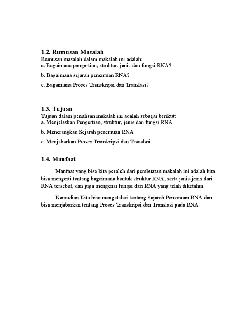Soft Copy Makalah Rna Pdf