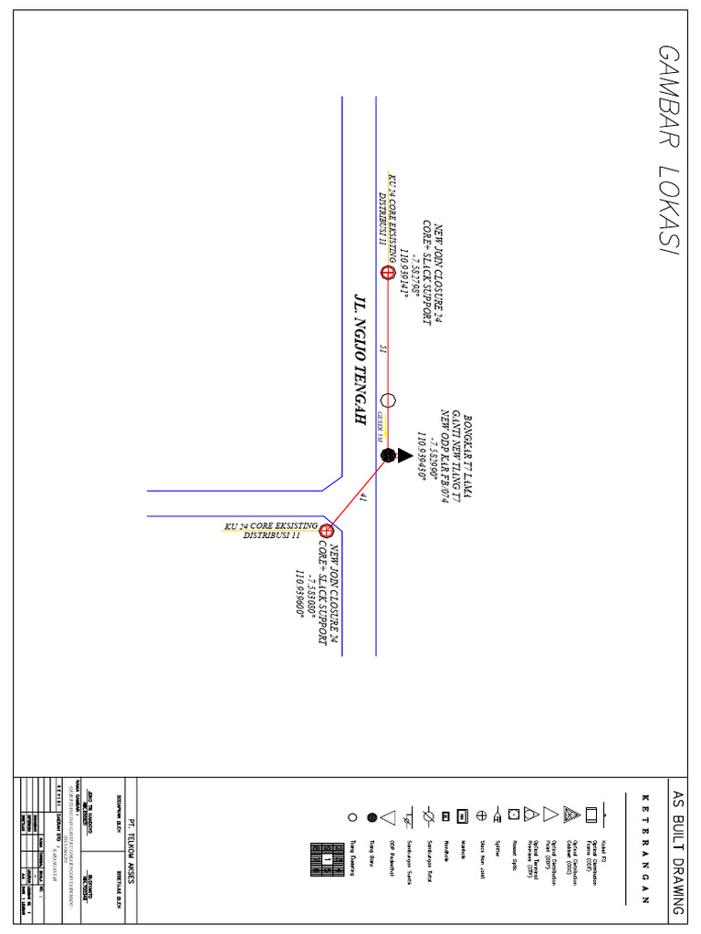Karanganyar Utility Pole Relocation Plan | PDF