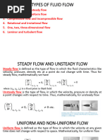 Types of Fluid Flow Explained | PDF | Fluid | Fluid Dynamics